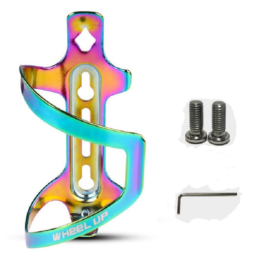 WHEEL UP Porte-bidon de vélo coloré en alliage d'aluminium bicolore Équipement de cyclisme