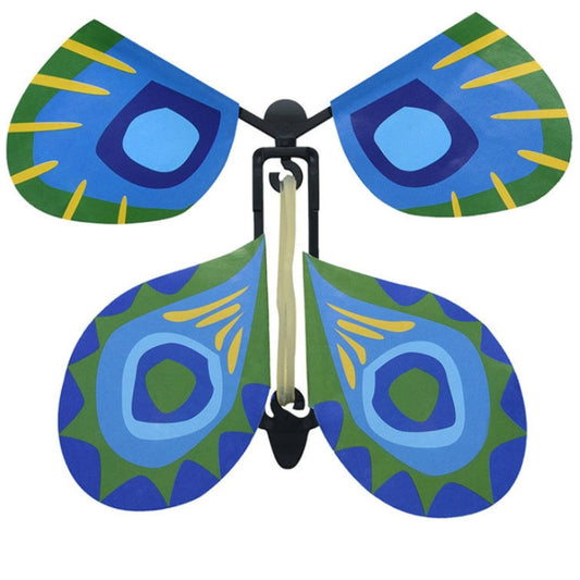 Papillon volant magique et scientifique, accessoire de magie, bleu, jaune et bleu, violet, bleu et violet