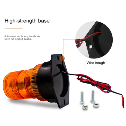 10-110V Forklift Warning Lights Strobe School Lights Traffic Construction LED Roof Engineering Vehicles Flash Lights, Forklift Warning Lights