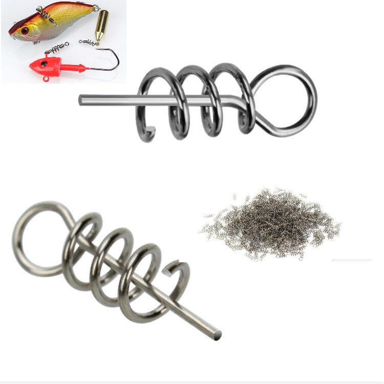 20 en 1 Luya Accessoires Goupille à ressort pour goupille de verrouillage Leurre Souple, 3.5CM 50 PCS