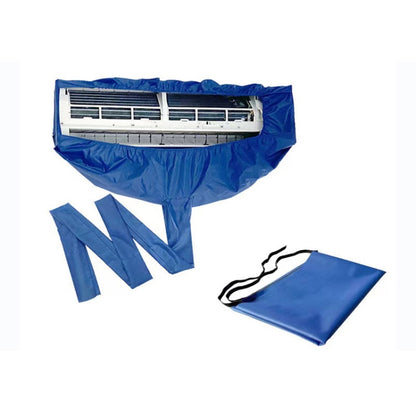 2-3P Air Conditioner Cleaning Cover With Drain Outlet, 1pc Cover, Cover + Protective Wall Cloth, Cover+Range Hood Cover, 3-in-1 Kit, 4-in-1 Kit, 5-in-1 Kit
