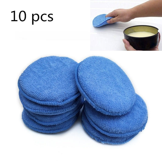 Éponge de cire spéciale voiture 10 pièces de 5 pouces Bloc éponge de lavage de voiture, Éponge de cire 10 pièces