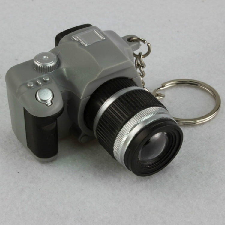 Porte-clés Mini Appareil Photo Reflex pour Enfants, Pendentif, Son et Lumière LED