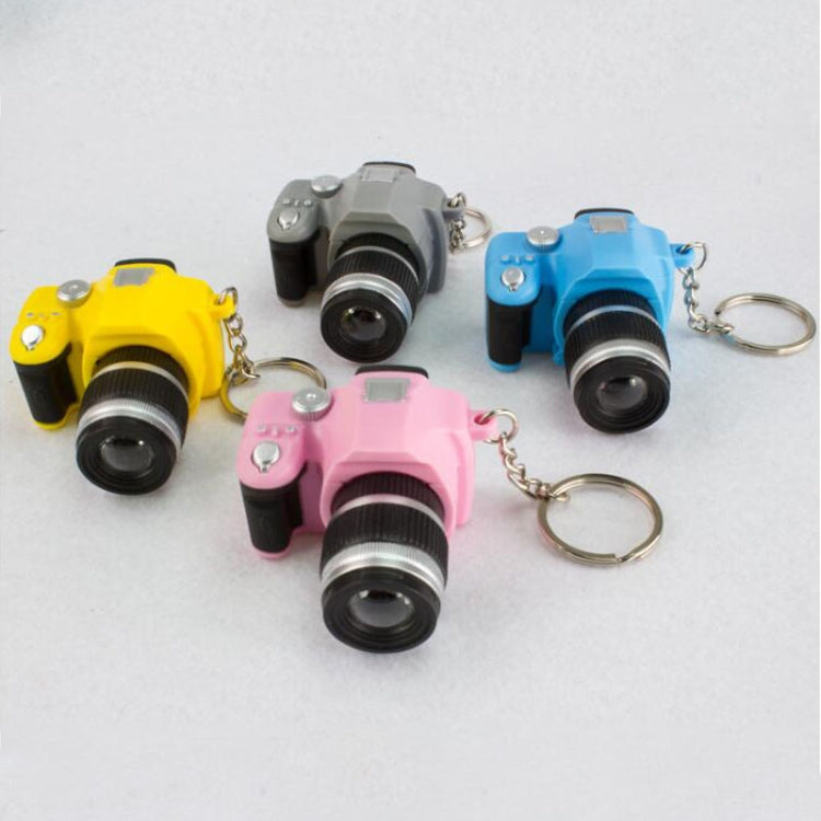 Porte-clés Mini Appareil Photo Reflex pour Enfants, Pendentif, Son et Lumière LED
