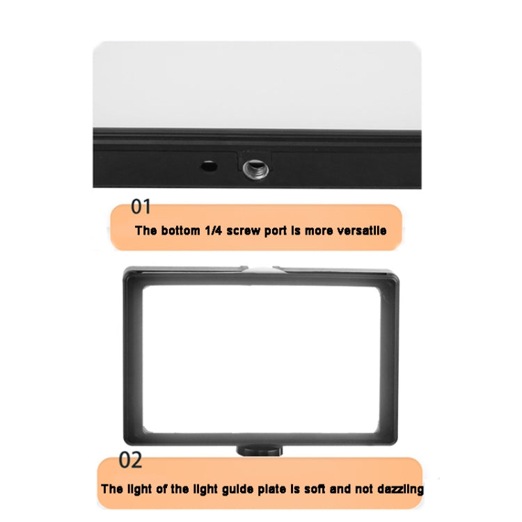 6 Inch 3200-5500K Three-color Temperature Photography Flat-panel Live Fill Light,Spec:, Only Light, Small Tripod, 30cm Bracket, 42CM Bracket, 0.5m Bracket, 0.5m Bracket +Bluetooth RC, 2.1m Bracket, 2.1m Bracket+Bluetooth RC, Overhead Bracket