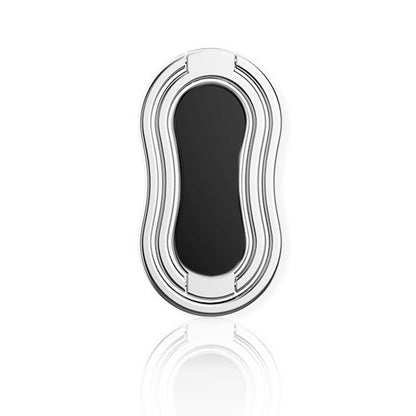Metal Car Mobile Phone Folding Bracket Ring Buckle Paste Bracket,Style:, Square, Gourd