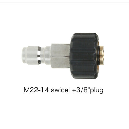 Pressure Washer Accessories Quick Connect Car Wash Water Hose Quick Connection, 14-3/8 Male + 15-3/8 Female, 15-3/8 Male + 15-3/8 Female, 15-3/8 Male + 14-3/8 Female