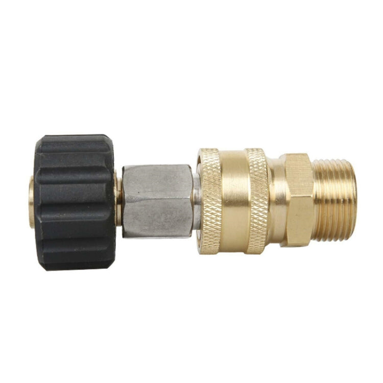 Pressure Washer Accessories Quick Connect Car Wash Water Hose Quick Connection, 14-3/8 Male + 15-3/8 Female, 15-3/8 Male + 15-3/8 Female, 15-3/8 Male + 14-3/8 Female