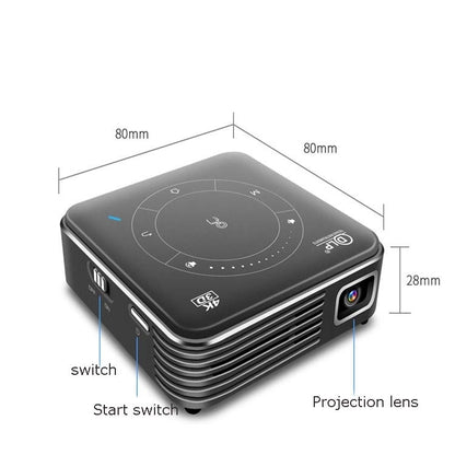 P11 4K HD DLP Mini 3D Projector 4G + 32G Smart Micro Convenient Projector