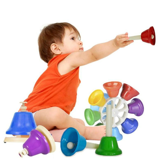 Instrument Orff à huit tons, jouet musical de percussion pour enfants, cloche à huit tons