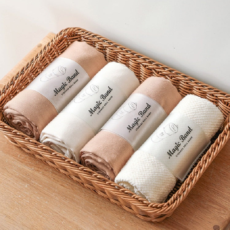 Clothes Magic Band Roll Strap Self-adhesive Strapping Belt Clothing Finishing Storage Belt, Small, Medium, Large