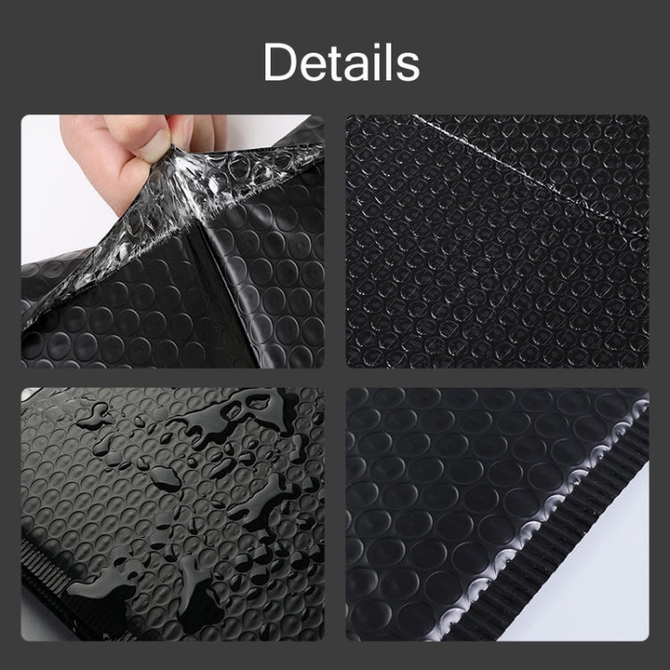 50pcs Black Co-Extrusion Film Bubble Bag Logistics Packaging Shockproof Bag Color Express Bag