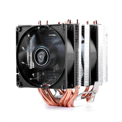 Desktop Computer 6 Copper Tube CPU Radiator Super Quiet, 6 Tube Blue Light 3-pin Double Fan, 6 Tube PWM Single Fan, 6 Tube PWM Double Fan, 6 Tube Without Light 3-pin Single Fan, 6 Tube Without Light 3-pin Double Fan, 6 Tube Blue Light 3-pin Single Fan
