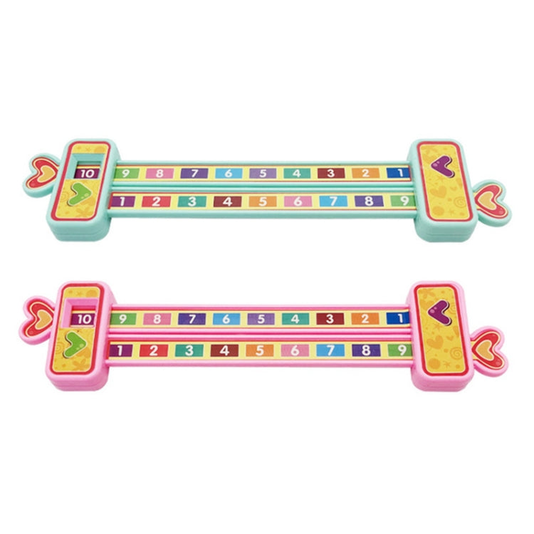5 PCS Children Mathematical Addition Auxiliary Rule Early Education Puzzle Stationery, Random Color Delivery, Random Color Delivery