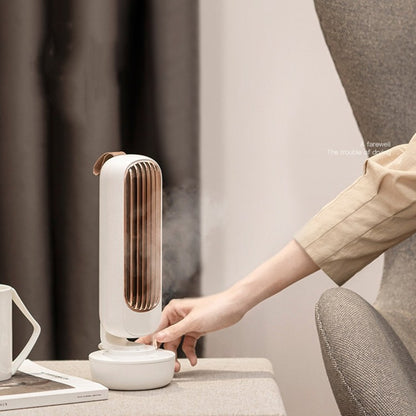 Ventilateur tour d'humidification rétro USB sans pales avec pulvérisation de refroidissement à eau pour bureau