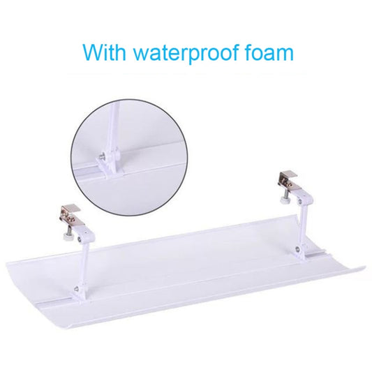 Deflector de aire acondicionado central de una sola pieza, protector contra corrientes de aire directas, 40 cm, 54 cm, 86 cm, 94 cm y 112 cm.