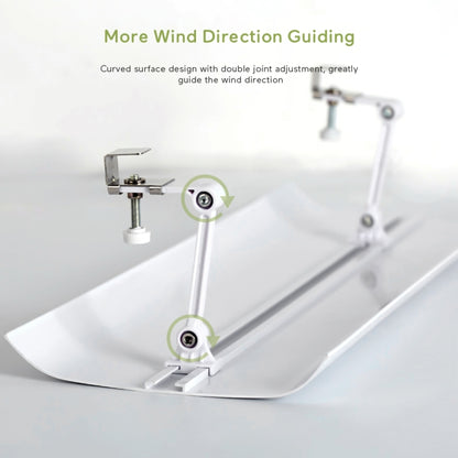 Single Piece Central Air Conditioning Wind Deflector Shield Air-Conditioning Anti Direct Blowing Wind Deflector Board, 40cm, 54cm, 86cm, 94cm, 112cm
