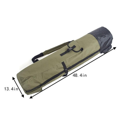 Multifunktionale Angelruten-Tasche, Angelgeräte-Tasche, Angelzubehör, Größe: 123x34cm, Multifunktionale Angelgeräte-Tasche, Angelruten-Tasche