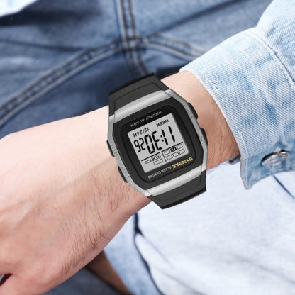 Montre électronique multifonctionnelle de sport étanche et antichoc SYNOKE 9023B, noire, argentée, dorée