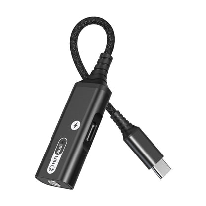 MH339A Type-c / USB-c Adapter Cable Mobile Phone Live Audio Charging Cable, MH339A (Black)