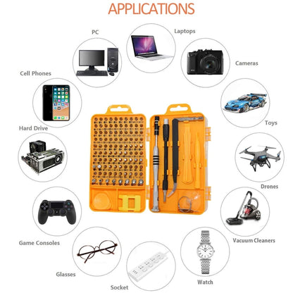 Watch Mobile Phone Disassembly Maintenance Tool Multi-function Chrome Vanadium Steel Screwdriver Set