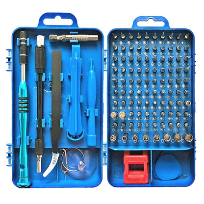 Watch Mobile Phone Disassembly Maintenance Tool Multi-function Chrome Vanadium Steel Screwdriver Set, 110 in 1 (Yellow), 110 in 1 (Red), 110 in 1 (Blue)