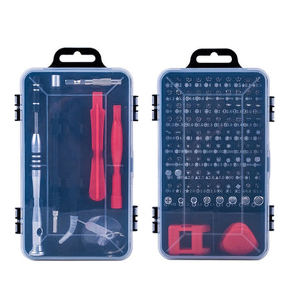 Watch Mobile Phone Disassembly Maintenance Tool Multi-function Chrome Vanadium Steel Screwdriver Set, 110 in 1 (Yellow), 110 in 1 (Red), 110 in 1 (Blue)