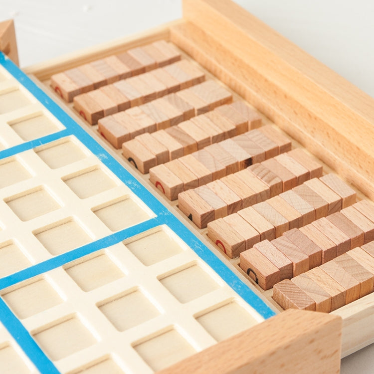 Sudoku neuf carrés Jeu de plateau pour enfants, Jeu de puzzle de logique, Bleu, Rose