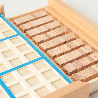 Sudoku neuf carrés Jeu de plateau pour enfants, Jeu de puzzle de logique, Bleu, Rose