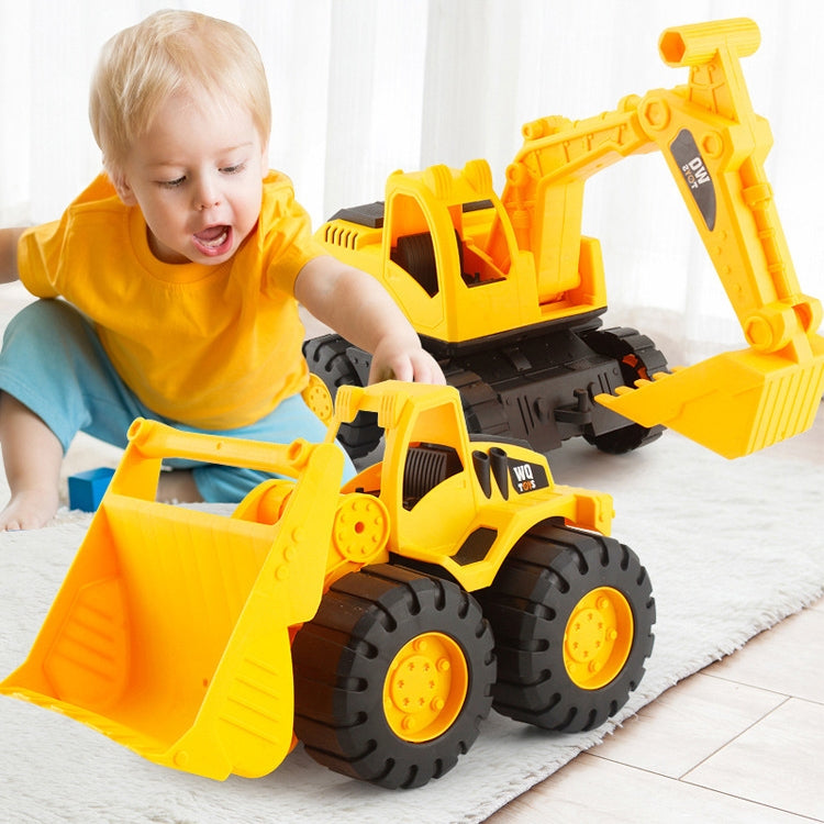 3 PSC / Ensemble de jouets pour véhicules d'ingénierie de simulation pour enfants résistants aux chutes, livraison de style aléatoire, M, L