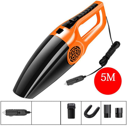 Aspirateur de voiture haute puissance 120W Aspirateur double usage maison-voiture Puissant modèles filaires secs et humides Septième génération