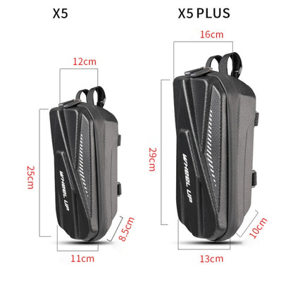 WHEEL UP X5 EVA Hartschalen-Laufrad-Vordertasche Elektroroller-Fahrrad-Vordertasche Elektrische Falthentasche, X5-2L, X5-PLUS-3L