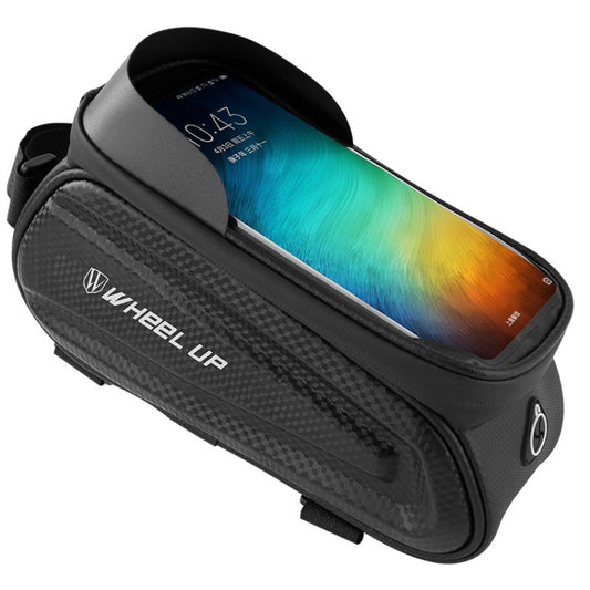 SAC DE ROUE Sacoche de vélo à coque dure Sacoche de cadre avant VTT Téléphone portable Écran tactile Sacoche de tube Équipement de cyclisme, modèles réfléchissants blancs, modèles réfléchissants colorés