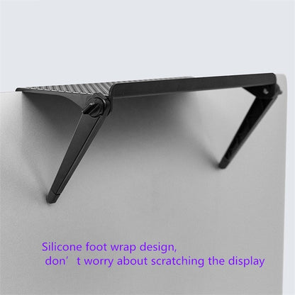 2 PCS Creative Multi-functional Storage Rack Computer Monitor Holder, L, S