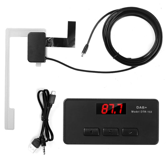Récepteur DAB+Diffusion Numérique Boîtier Récepteur DAB+pour Voiture avec Transmission FM, avec Transmission FM