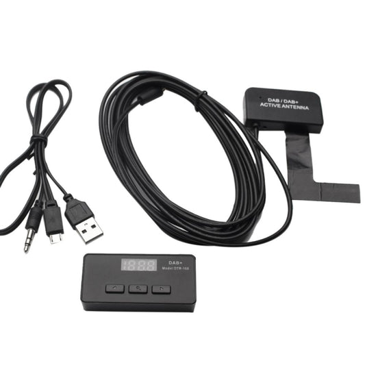 Récepteur DAB+Diffusion Numérique Boîtier Récepteur DAB+pour Voiture avec Transmission FM, avec Transmission FM