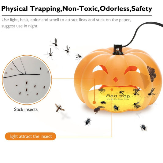 Haushalts-Flohfallen Drogenfreie Insektenfallenlampe, US-Stecker, EU-Stecker, AU-Stecker, UK-Stecker