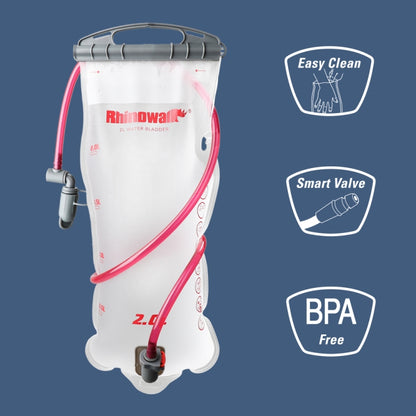 Rhinowalk Cycling Water Bag 2L/3L Full Opening Outdoor Drinking Water Bag Drinking Equipment, RK18103 blue 3L, RK18101 blue 2L, RK18101 red 2L