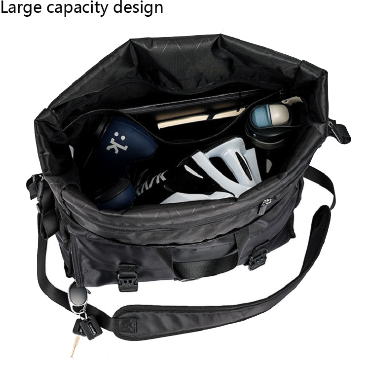 Rhinowalk Multifunktionale Umhängetasche für Radfahrer, große Kapazität, Messenger Bag, Fahrrad-Gepäckträgertasche