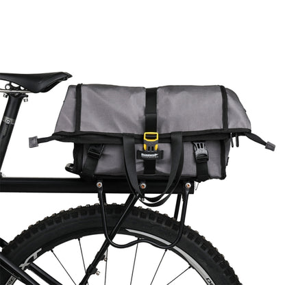 Rhinowalk Riding Messenger Bag Shoulder Diagonal Bag Bicycle Rear Shelf Pannier Bag, X2002 Black White Gray, X2002 Full-gray, X2002 Pink White Gray