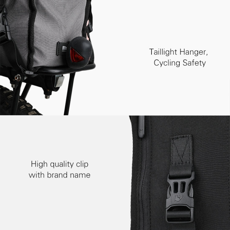Rhinowalk Riding Messenger Bag Shoulder Diagonal Bag Bicycle Rear Shelf Pannier Bag, X2002 Black White Gray, X2002 Full-gray, X2002 Pink White Gray