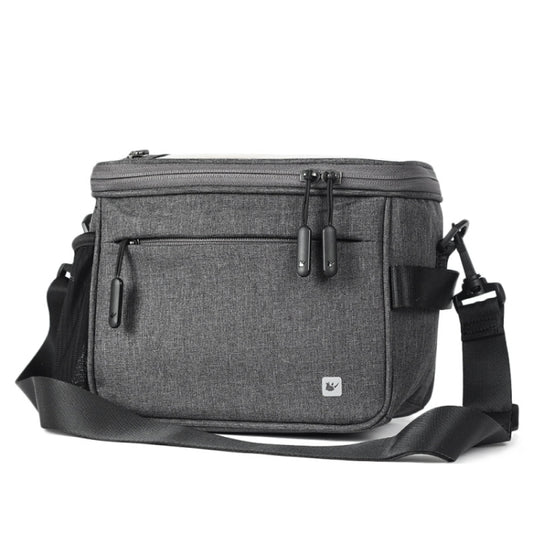 Sacoche avant de vélo Rhinowalk, sacoche pour appareil photo, étanche, grand écran tactile de 7,5 pouces, sacoche de téléphone portable pour vélo, Gris foncé, Noir de fibre de carbone Vert, Noir mat intégral, Noir mat Vert