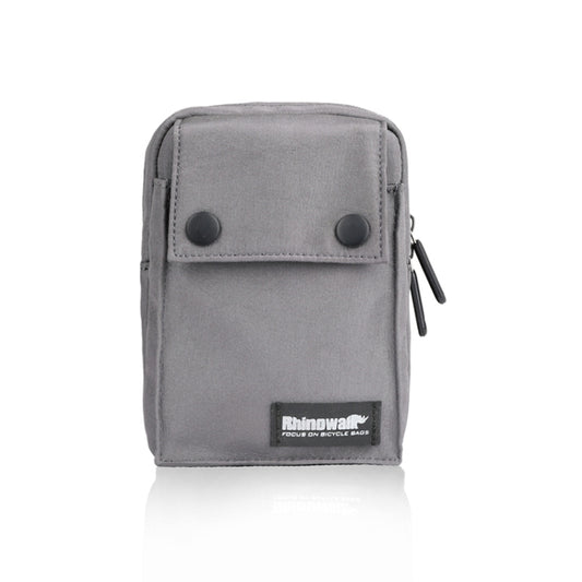 Rhinowalk Sacoche de Guidon de Vélo Sac de Rangement Multifonction Embrayage Étanche, Gris, Noir