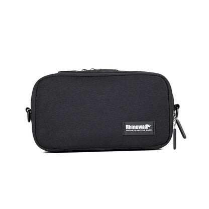 Rhinowalk X2011 Bike Front Bag Bicycle Storage Handlebar Bag Travel Commuting Hanging Bag, Black, Grey