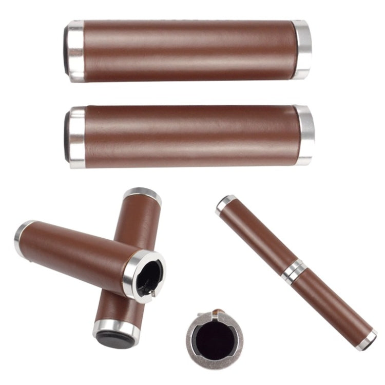 Poignée en Cuir Rétro pour Vélo, Housse de Guidon Confortable en Cuir de Vachette pour VTT, HG005 Ordinaire, HG005B Exquis, HG006 Confortable