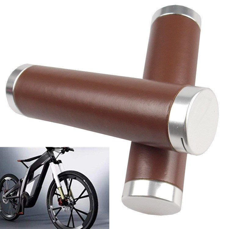 Poignée en Cuir Rétro pour Vélo, Housse de Guidon Confortable en Cuir de Vachette pour VTT, HG005 Ordinaire, HG005B Exquis, HG006 Confortable