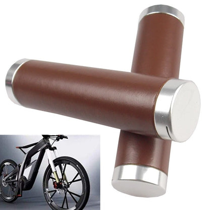 Poignée en Cuir Rétro pour Vélo, Housse de Guidon Confortable en Cuir de Vachette pour VTT, HG005 Ordinaire, HG005B Exquis, HG006 Confortable