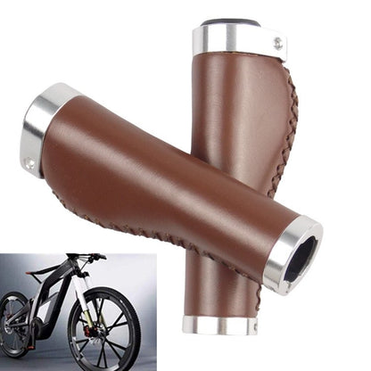 Poignée en Cuir Rétro pour Vélo, Housse de Guidon Confortable en Cuir de Vachette pour VTT, HG005 Ordinaire, HG005B Exquis, HG006 Confortable