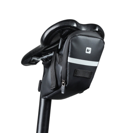 Rhinowalk Sacoche de Selle Étanche Légère pour VTT Sacoche Outils Vélo Équipement Cyclisme, Fibre de Carbone Noir, Noir Mat