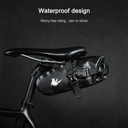 Rhinowalk Bicycle Tail Bag Waterproof Bicycle Saddle Bag Mountain Bike Back Seat Bag Riding Bag, TF550